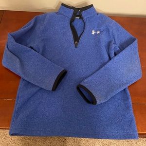 Boys 1/4 length fleece zip